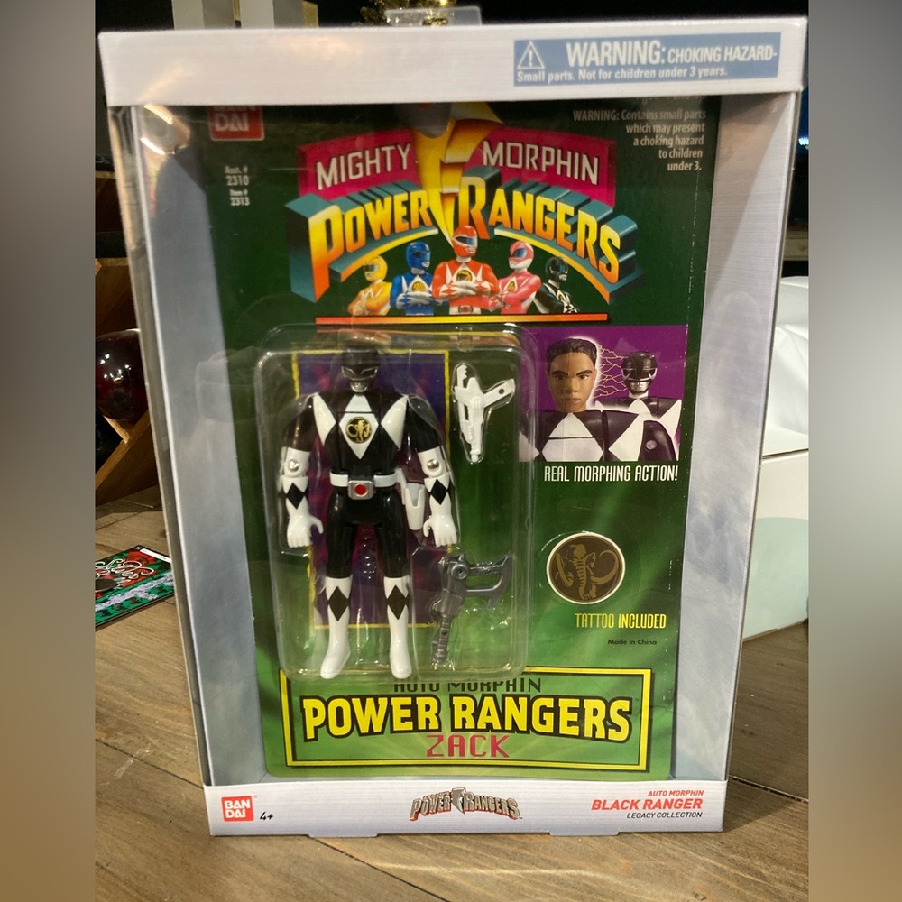 Might Morphin Power Rangers Mighty Morphin Action Figure, Zack